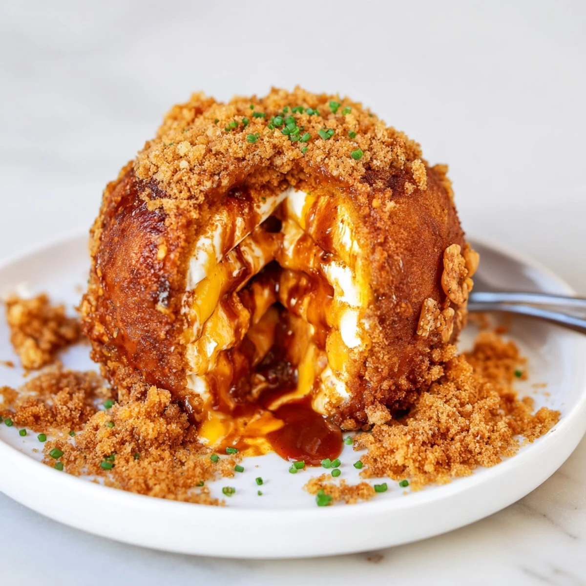 Cheesy Pretzel Buffalo Churro Cake