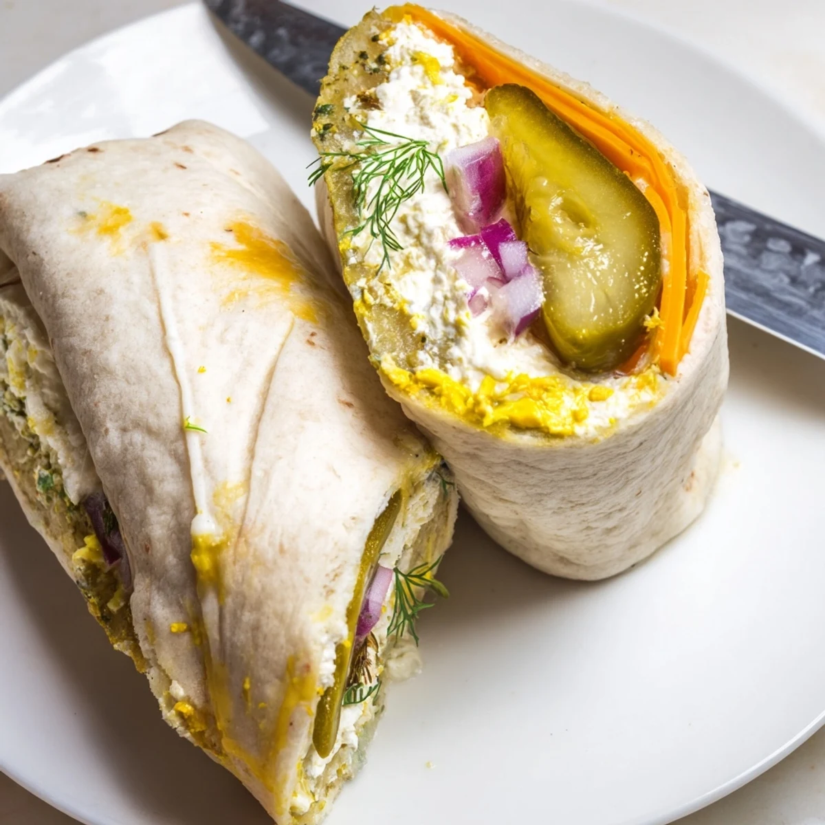 Delicious pickle-in-a-blanket snacks, perfectly wrapped and ready for sharing at parties.  