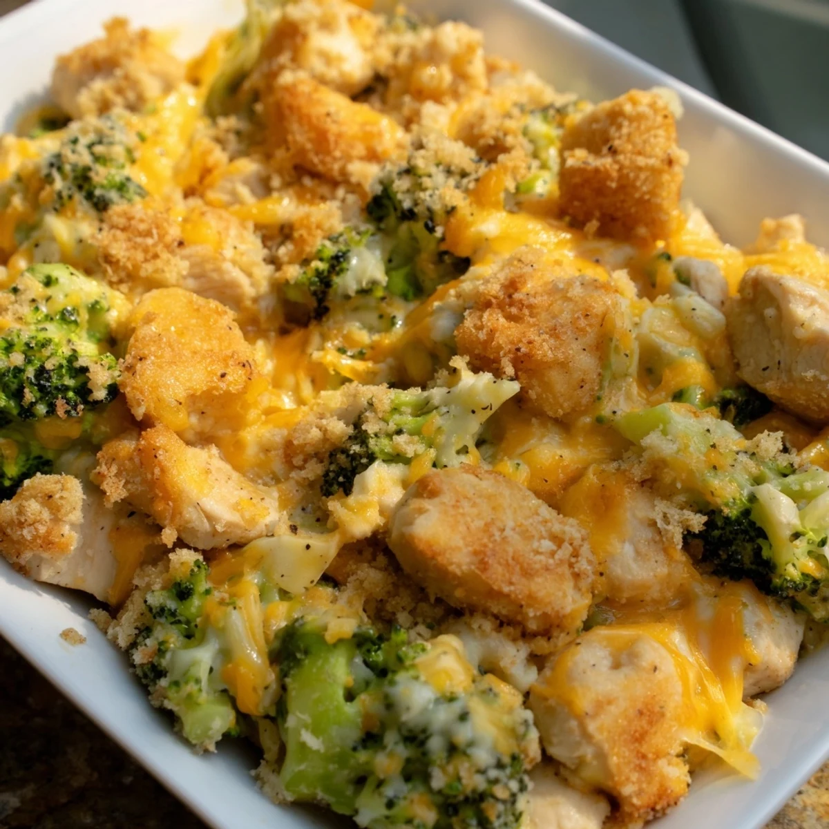 Cheddar Broccoli Chicken Bake