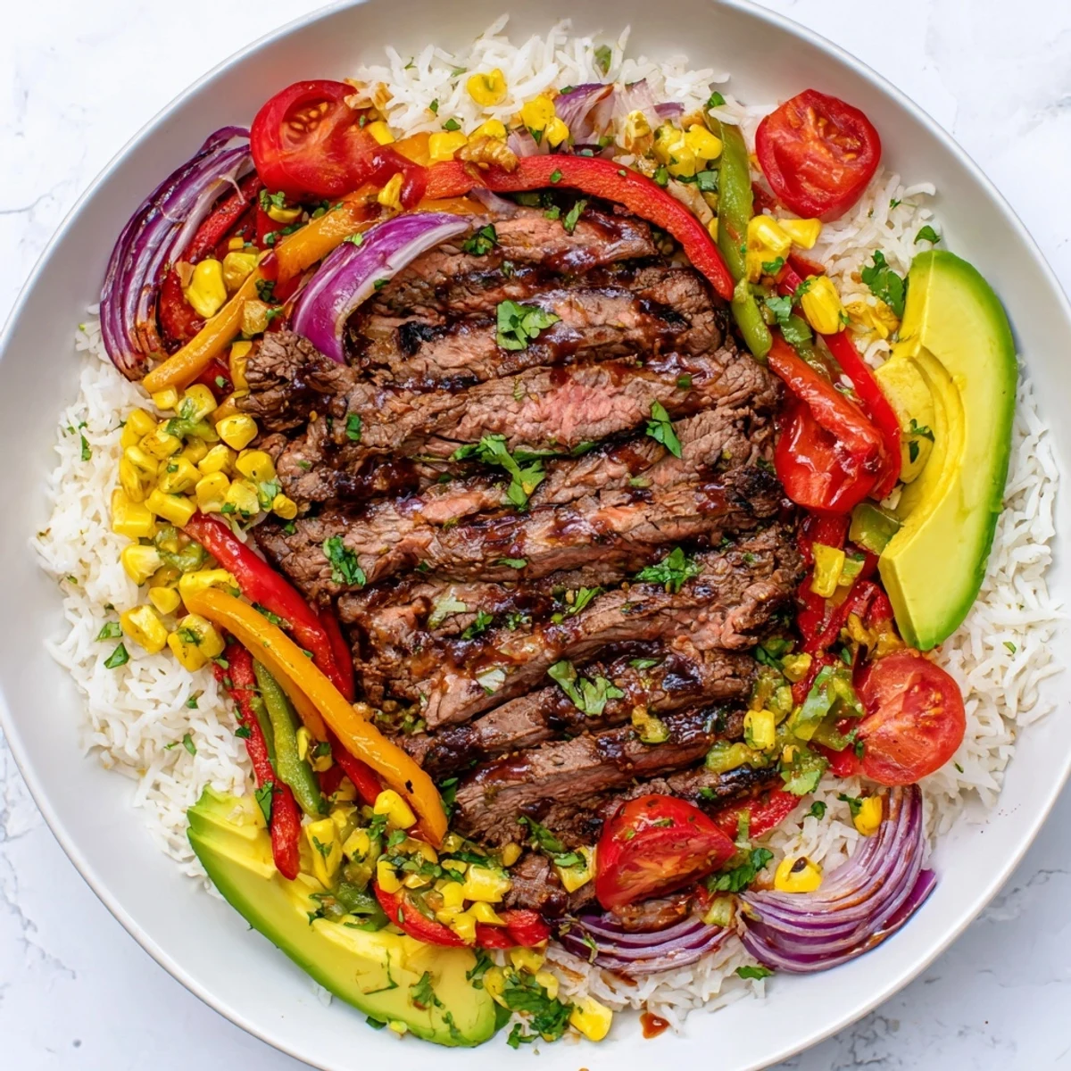 BBQ Steak Fajita Bowl