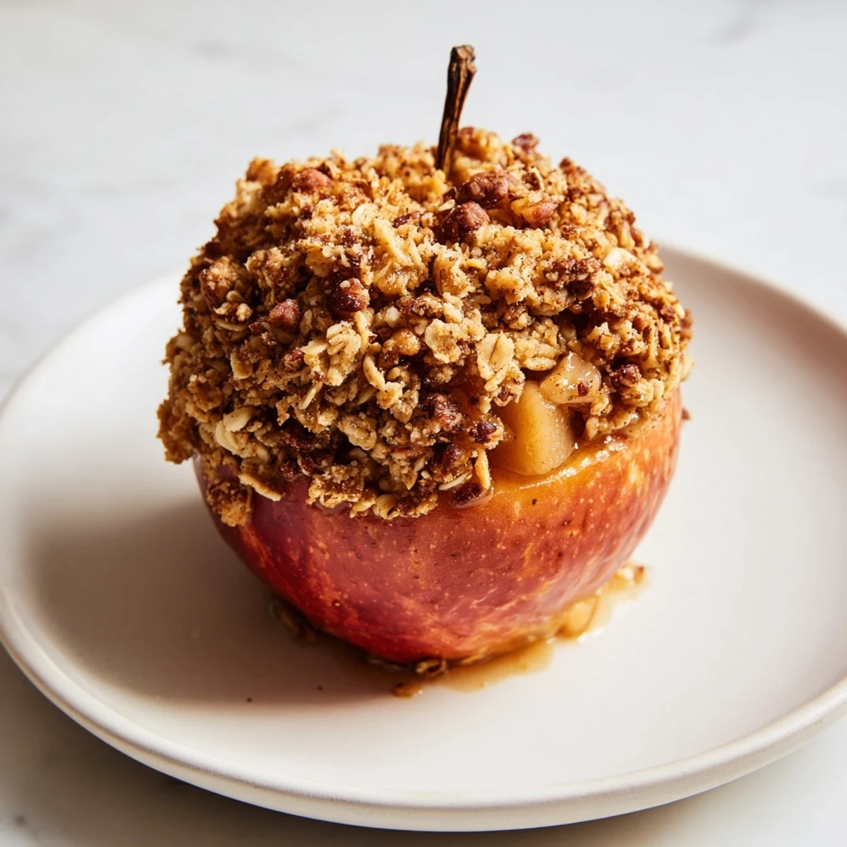 Baked Apples Oat Crumble