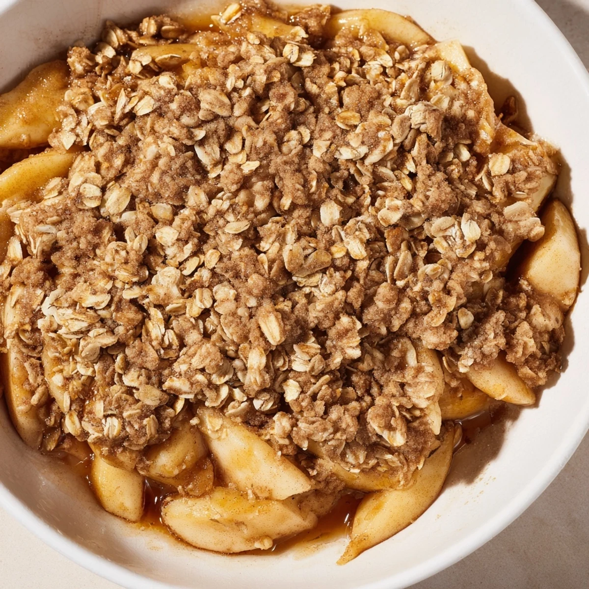 Apple Crisp with Frozen Apples