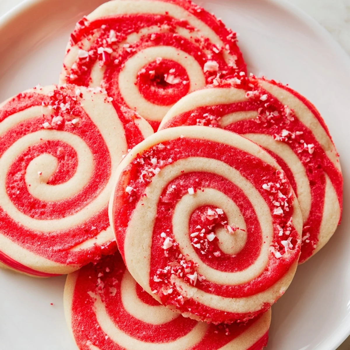 Candy Cane Pinwheel Delight