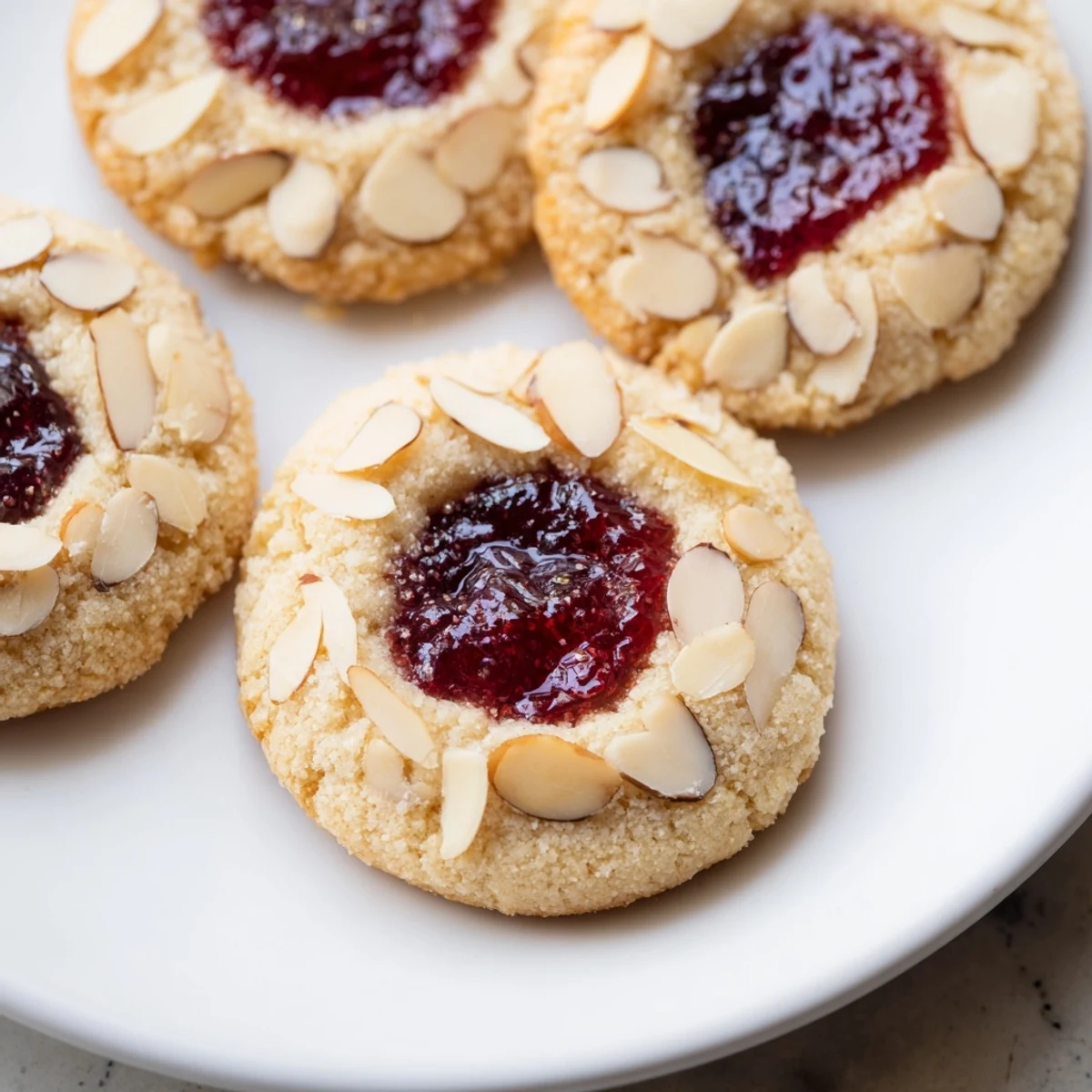 Cherry Almond Thumbprint Treats