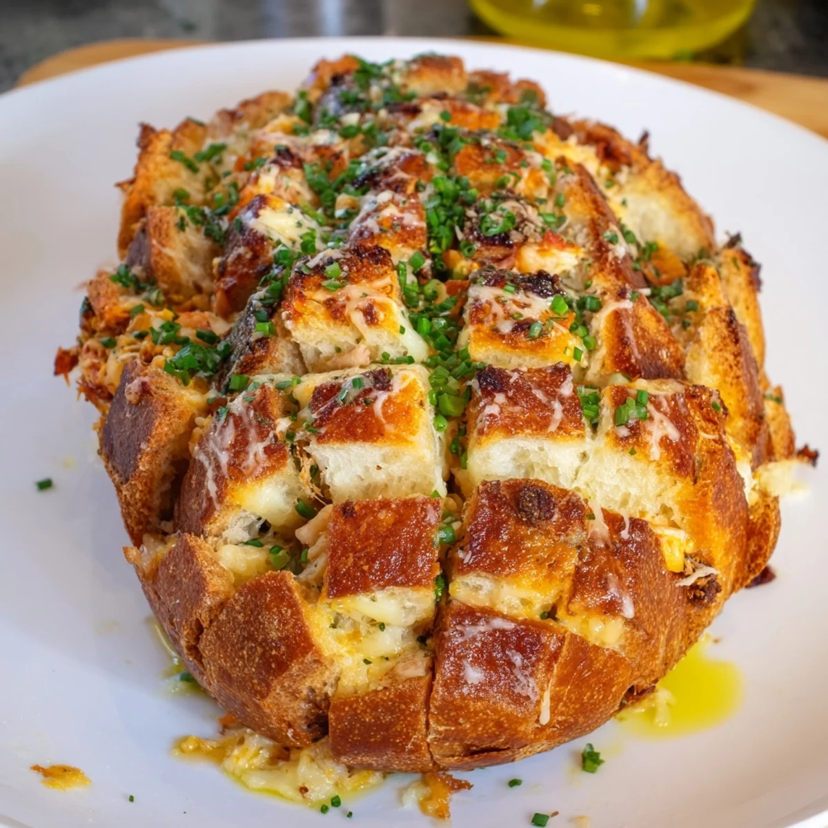 Cheesy Leftover Chicken Bake