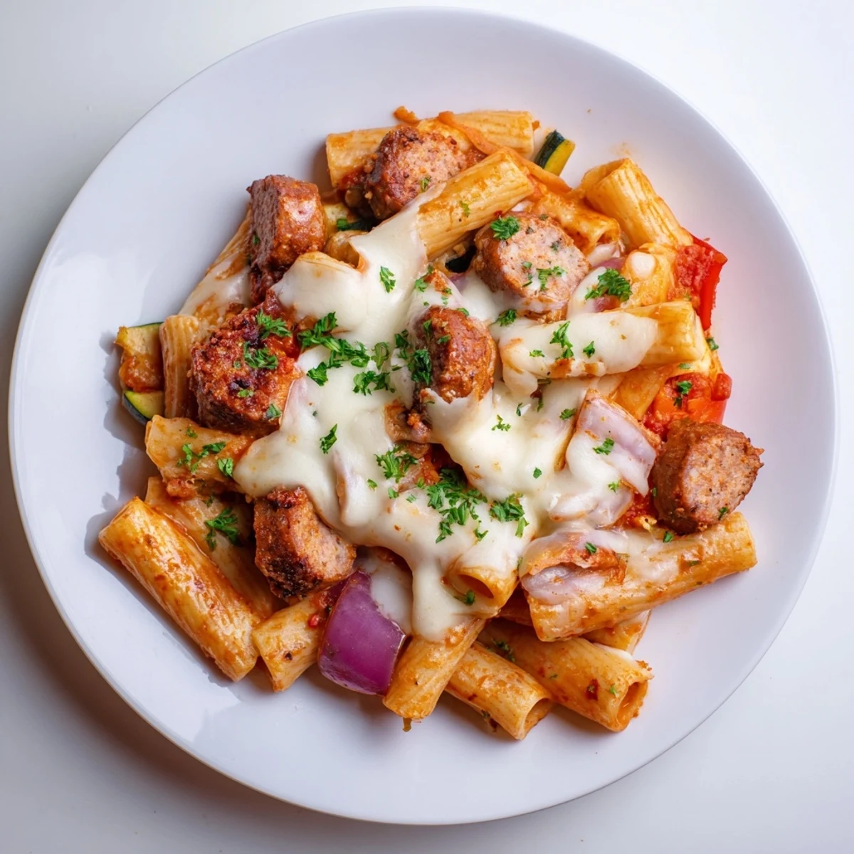 Spicy Vegan Chorizo Pasta