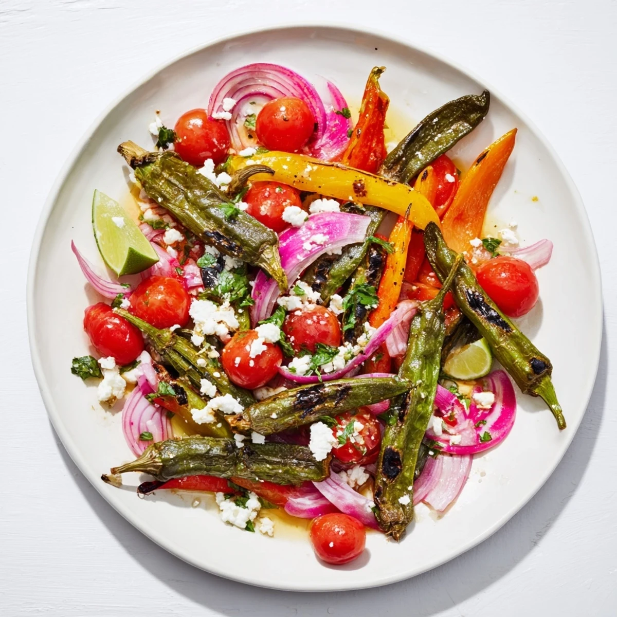 Golden-brown nopales on a loaded Desert Bloom Cactus Taco Board, inviting you to create flavorful tacos.