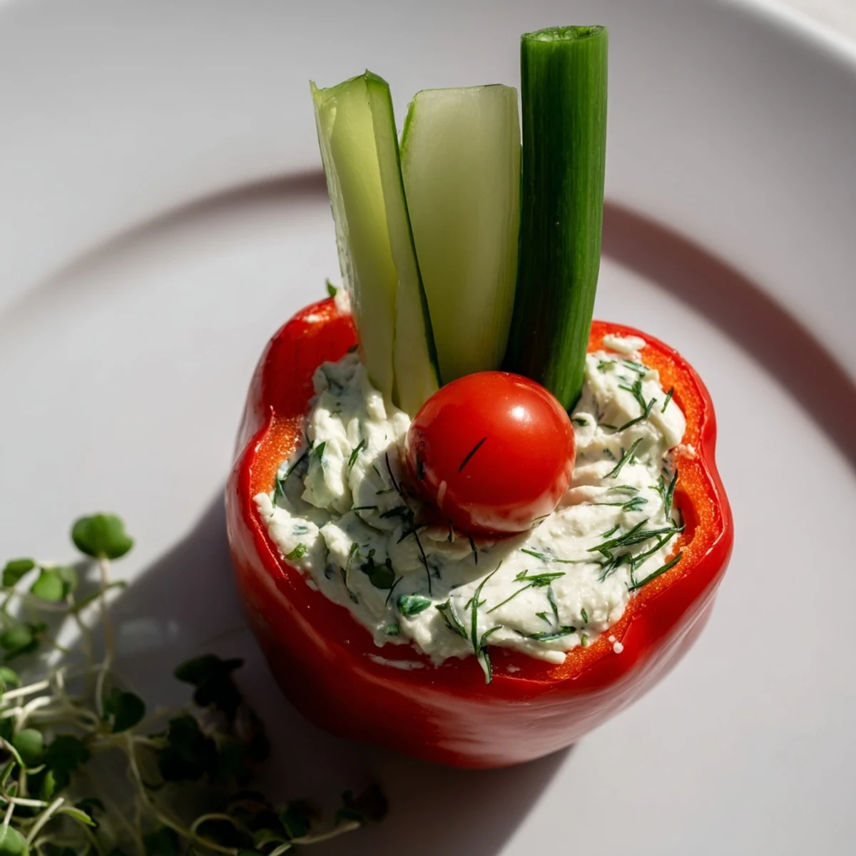 Delightful view of Blooming Tulip Veggie Cups, a refreshing appetizer with crisp vegetables and herbs.