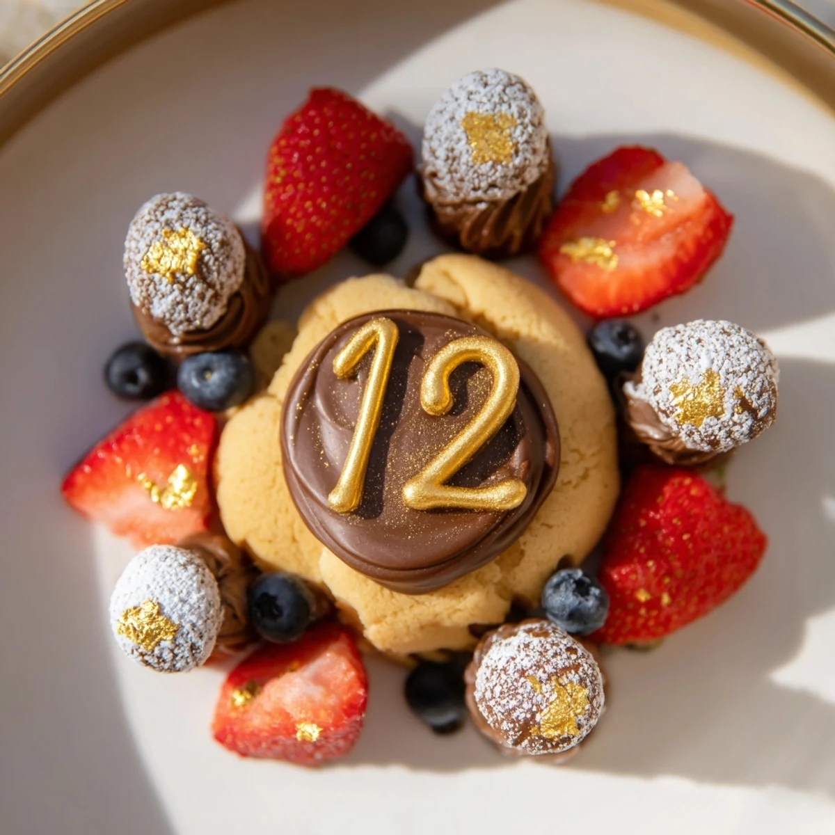 Sparkling Clock Countdown Platter