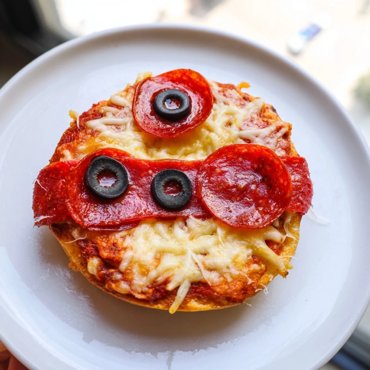 Gooey Santa Belt Mini Pizza Bites, a festive appetizer perfect for holiday parties and easy snacking.
