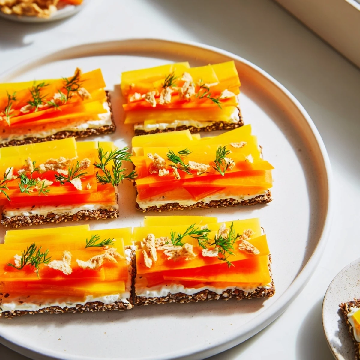 Vivid image of the Serengeti Sunset: a beautiful arrangement of apricots and smoked gouda, ready to serve.