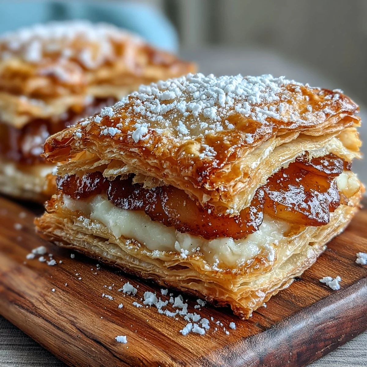 Golden, flaky Guava and Cream Cheese Pastelitos fresh from the oven on a rustic plate.