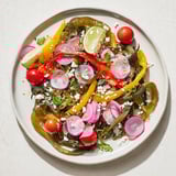 Delicious Desert Bloom Cactus Tacos, featuring roasted cactus and fresh toppings, arranged on a board.