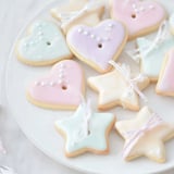 Heart star shaped cookies