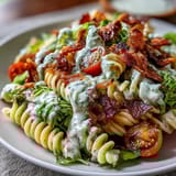 BLT Avocado Ranch Pasta Salad