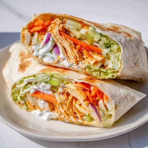 Crispy air fryer Buffalo Turkey Christmas Wraps, filled with juicy turkey and cheddar cheese.