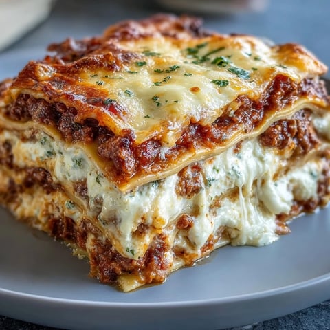Golden, bubbling layers of Worlds Best Lasagna, fresh from the oven, featuring rich meat sauce and melted cheese.