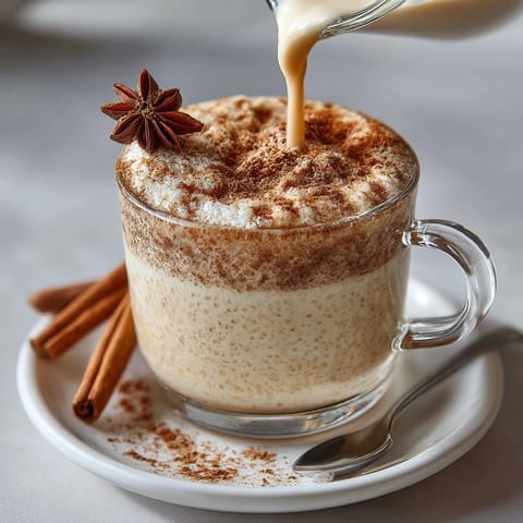 Refreshing Non-Alcoholic Coquito Mocktail blended to perfection, showcasing coconut and spice aromas.