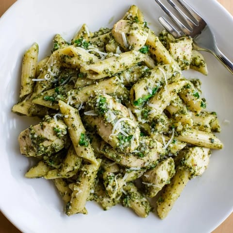 Creamy Pesto Chicken Penne
