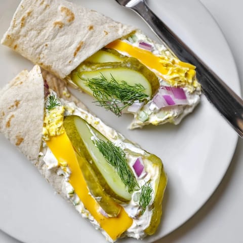 Pickle Cheese Tortilla Snack