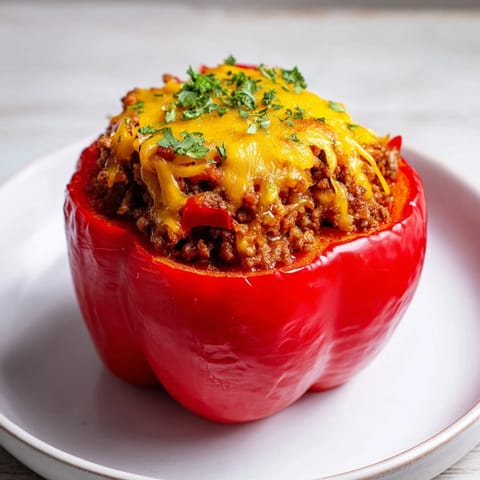 Sloppy Joe Stuffed Peppers