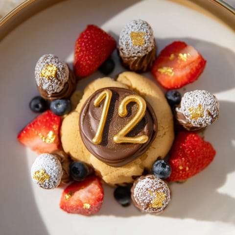 Sparkling Clock Countdown Platter