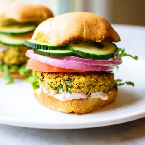 Baked Falafel Sliders