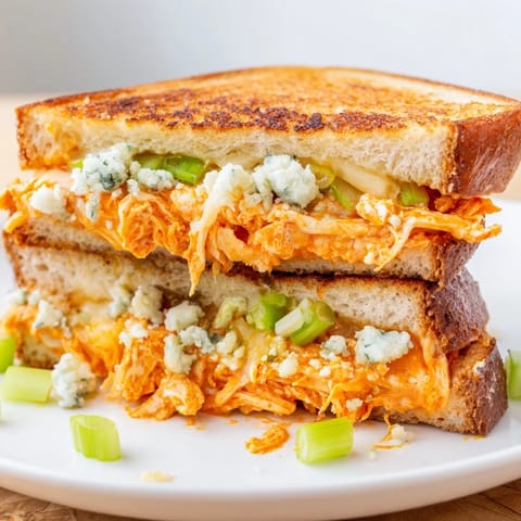 Buffalo Chicken Grilled Cheese