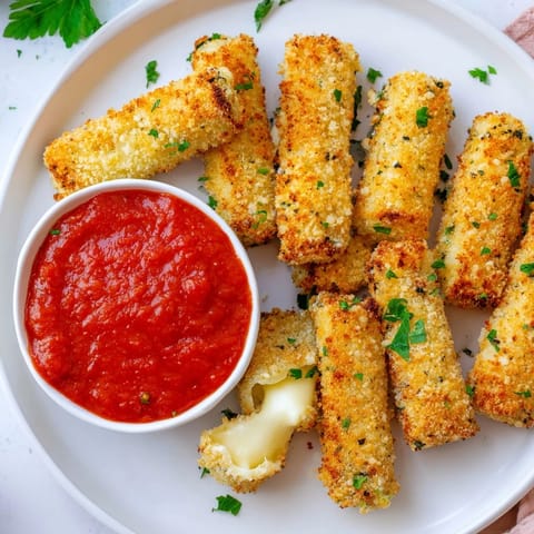 Air Fryer Mozzarella Sticks