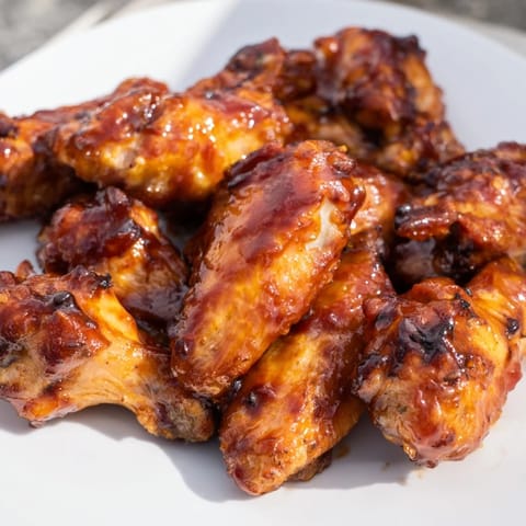 Baked Sticky Honey BBQ Wings