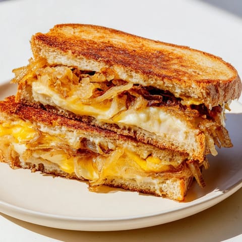 Crispy Onion Grilled Cheese