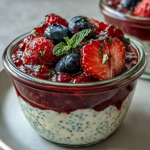 Summer Berry Chia Pudding