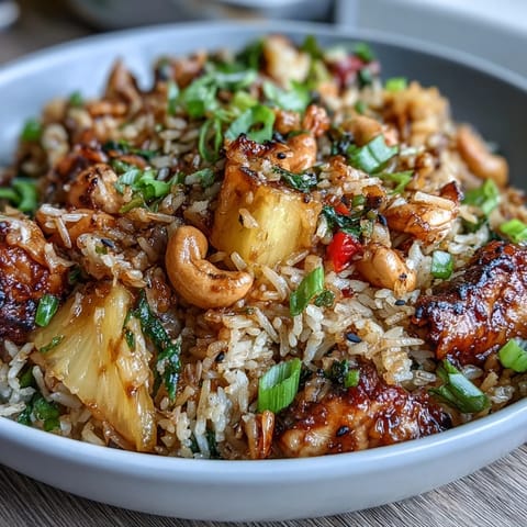Pineapple Chicken Fried Rice