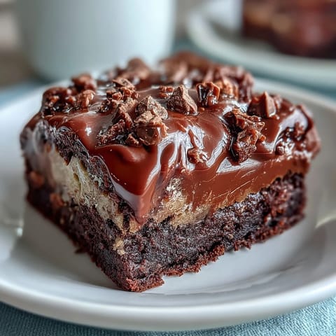 Cadbury Egg Chocolate Brownies