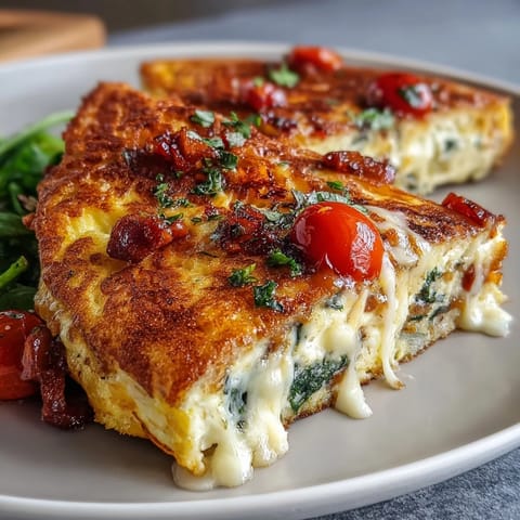One-Pan Ham Cheese Frittata