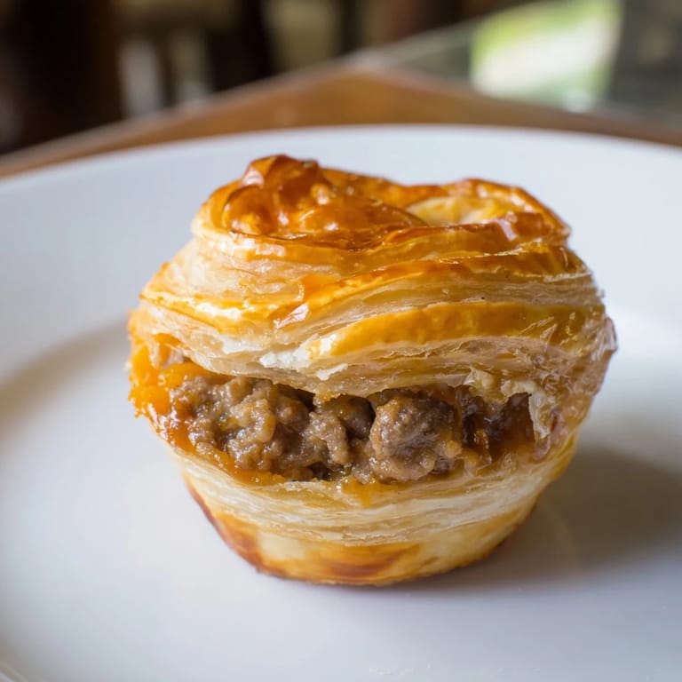 Delicious Japanese curry pie muffins bursting with flavor, ideal for easy lunches anytime.  