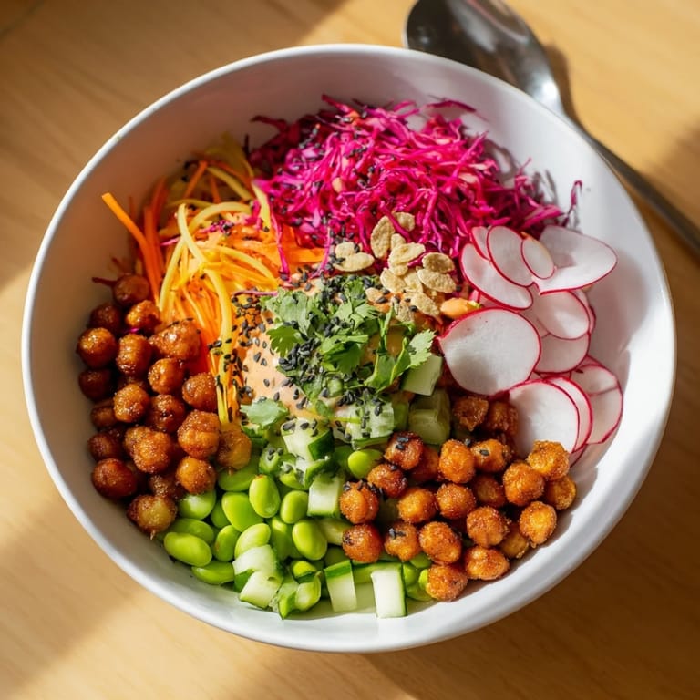 Fresh red cabbage, carrots, and cucumbers in ASMR Crunch Snack Bowls for a delightful crunch.  