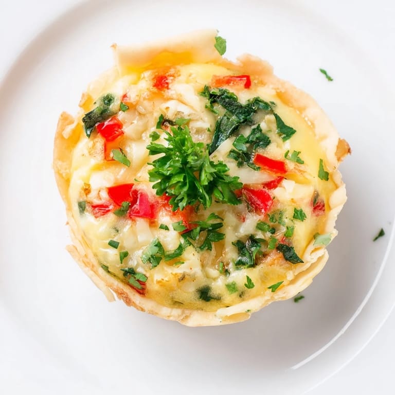 Freshly baked easy festive mini quiche cups showcased with a flaky crust and savory, set filling.