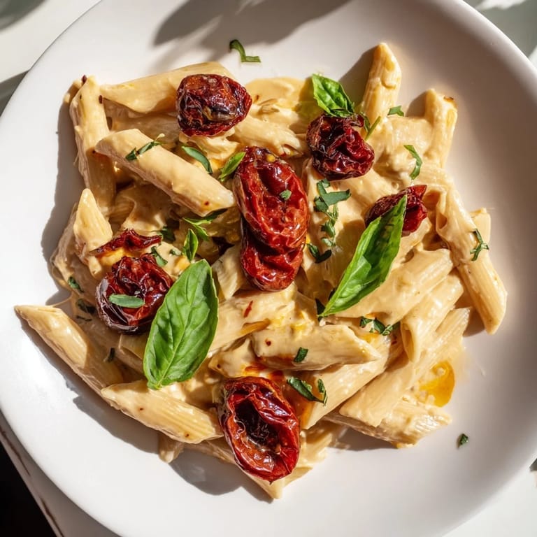 Golden-baked feta cheese and bursting cranberries atop the delicious Baked Feta Pasta.