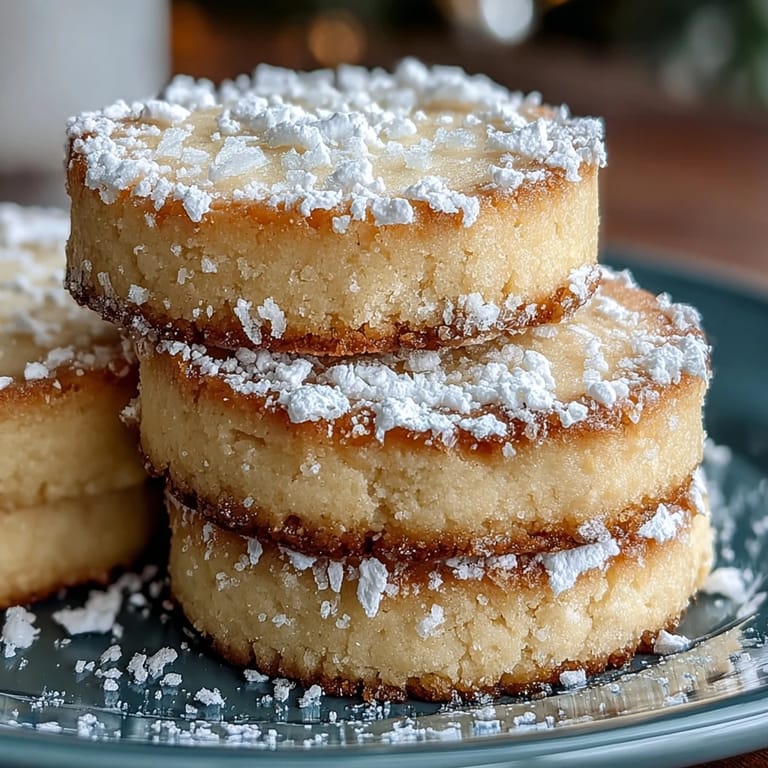 Fragrant cardamom shortbread cookies, buttery and crumbly, arranged on a rustic wooden board for an elegant tea-time treat.