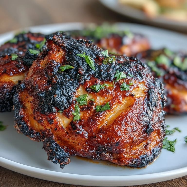 Succulent tandoori chicken, marinated overnight in creamy yogurt and bold spices, then roasted until beautifully charred and flavorful.