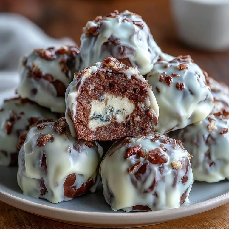 Creamy Carrot Cake Truffles with Cream Cheese Coating: indulgent, hand-rolled truffles with crunchy nuts and a luscious, glossy coating.