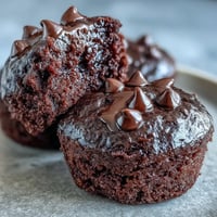 Fudgy Fiber-Maxxing Bean Brownie Bites bursting with rich chocolate flavor, a healthy gluten-free treat.